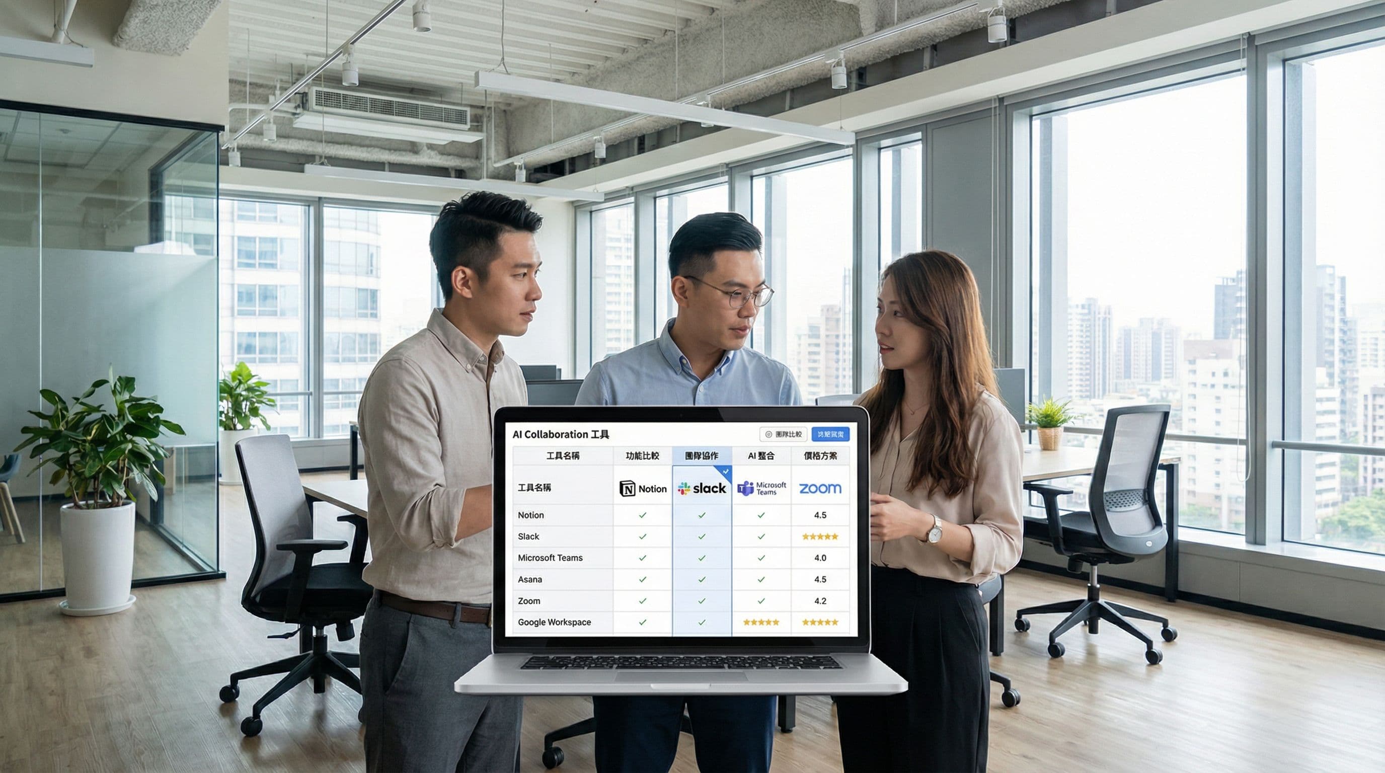 AI 協作工具比較:Notion AI、Microsoft Copilot、AI GO,台灣企業該選哪個?