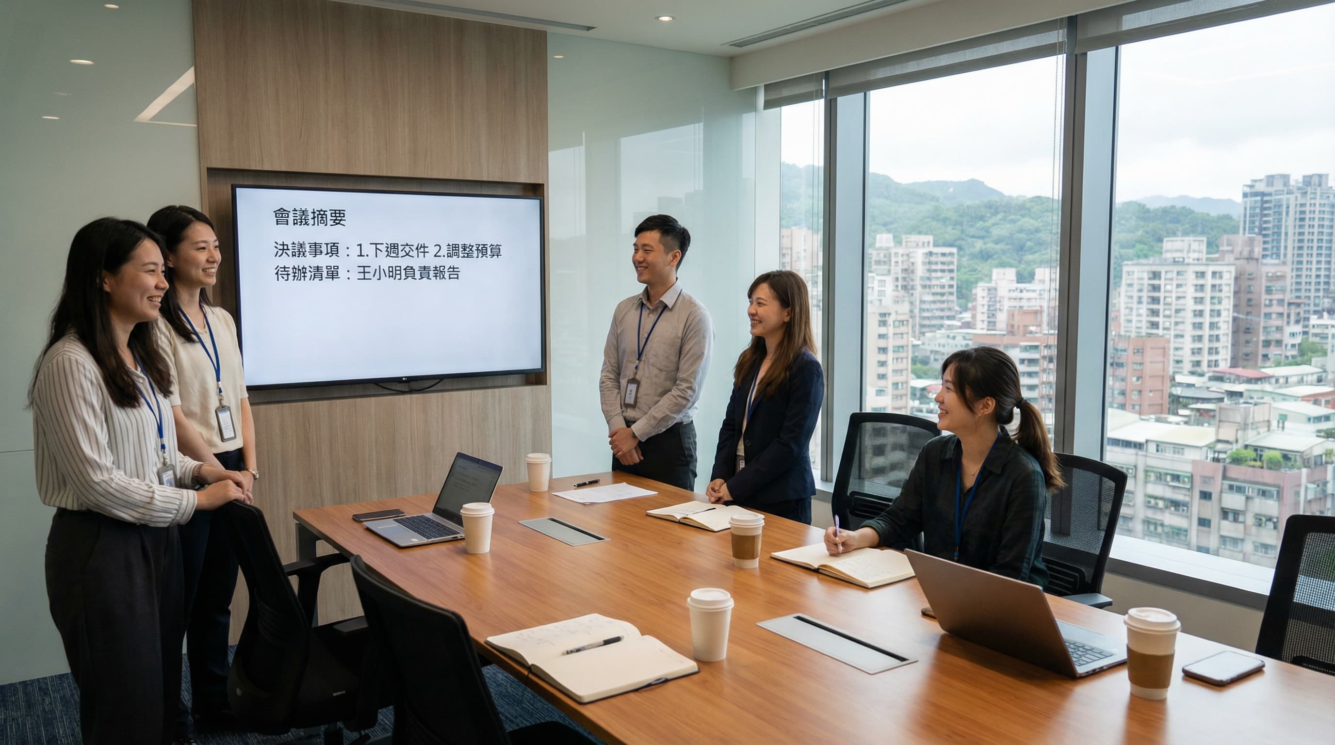 AI 自動整理會議記錄:開完會就有逐字稿與待辦清單