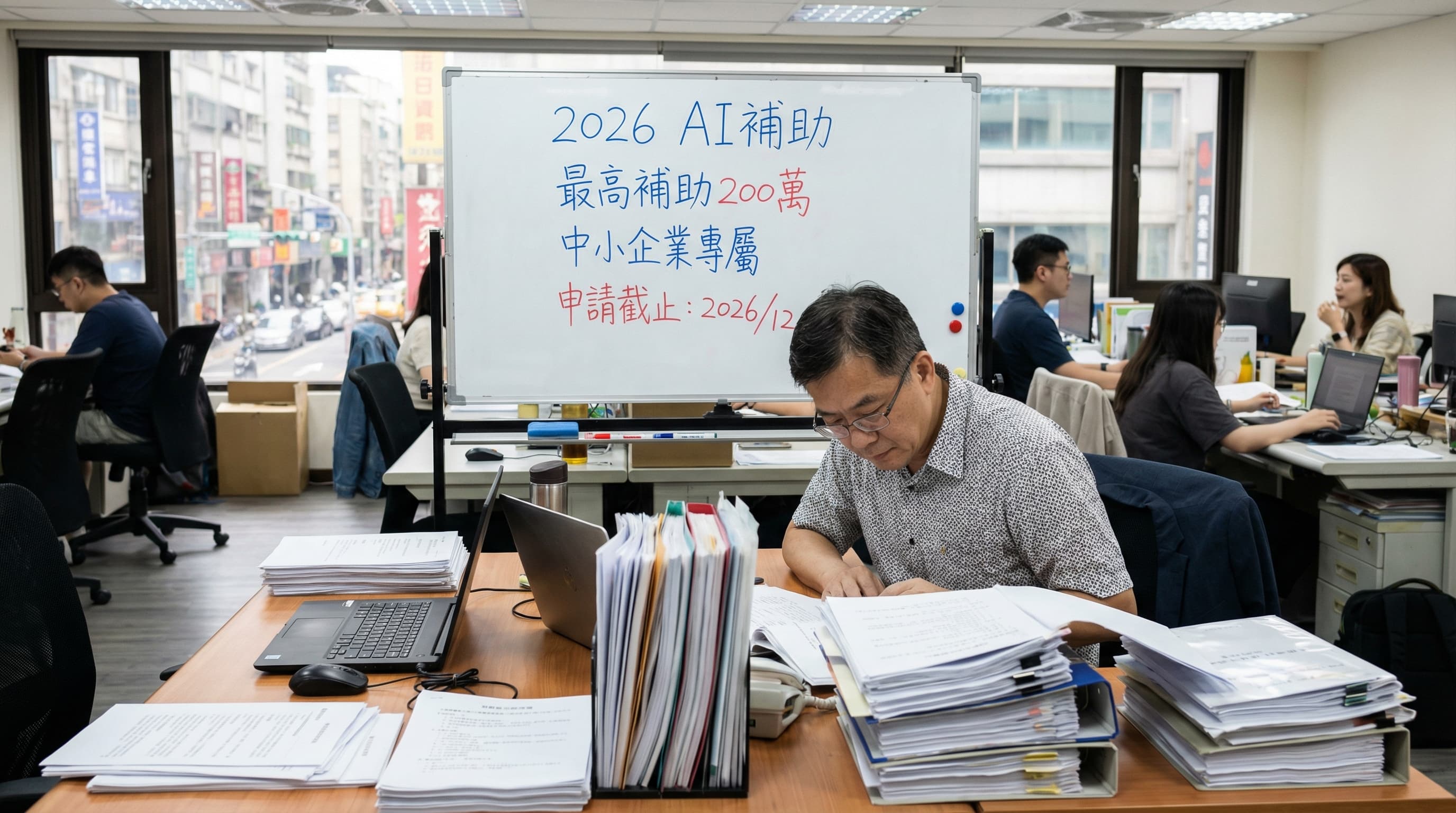2026 政府 AI 補助懶人包:台灣中小企業最高可申請多少?