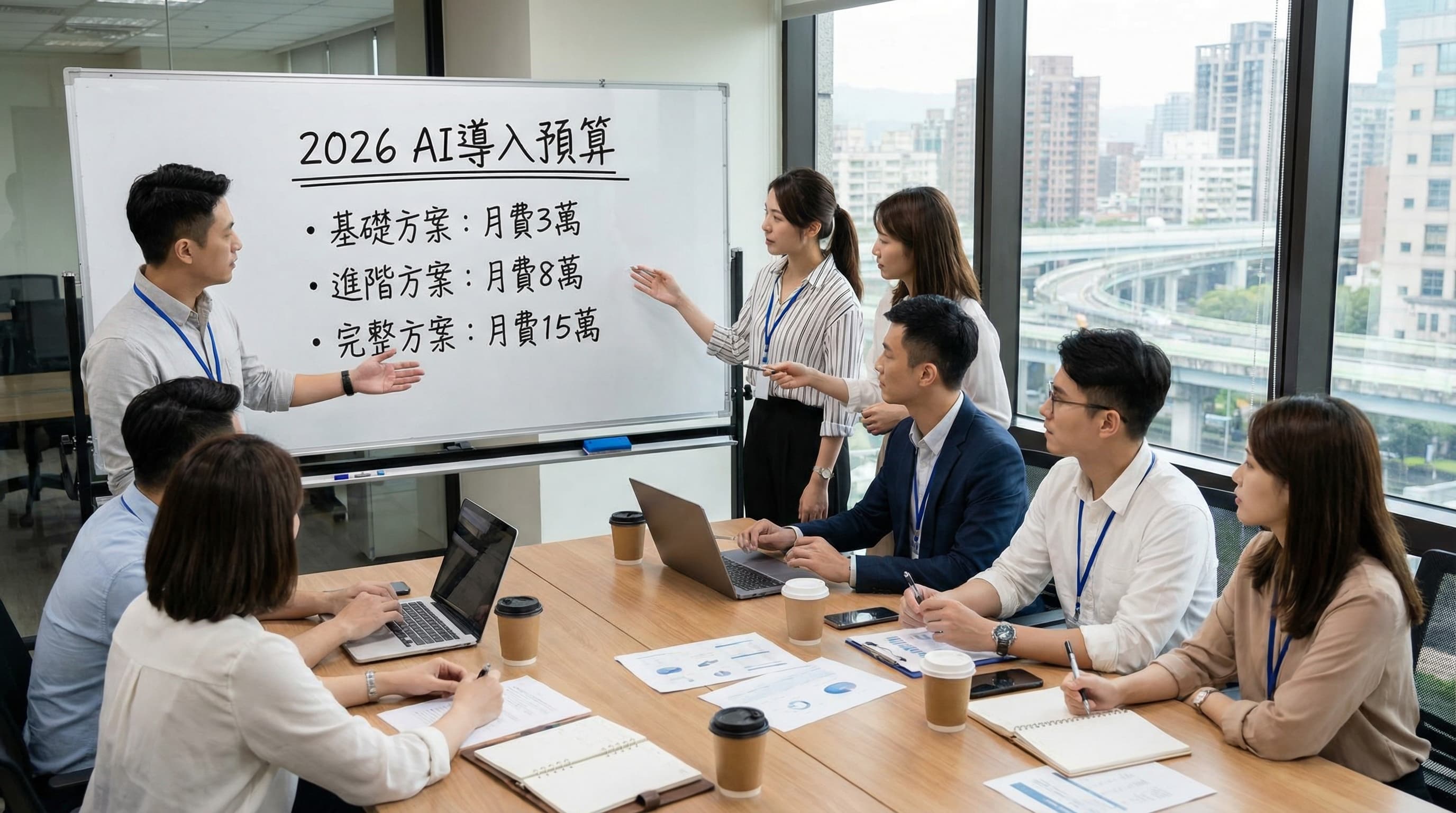 2026 企業 AI 導入費用全解析:預算 5 萬也能開始